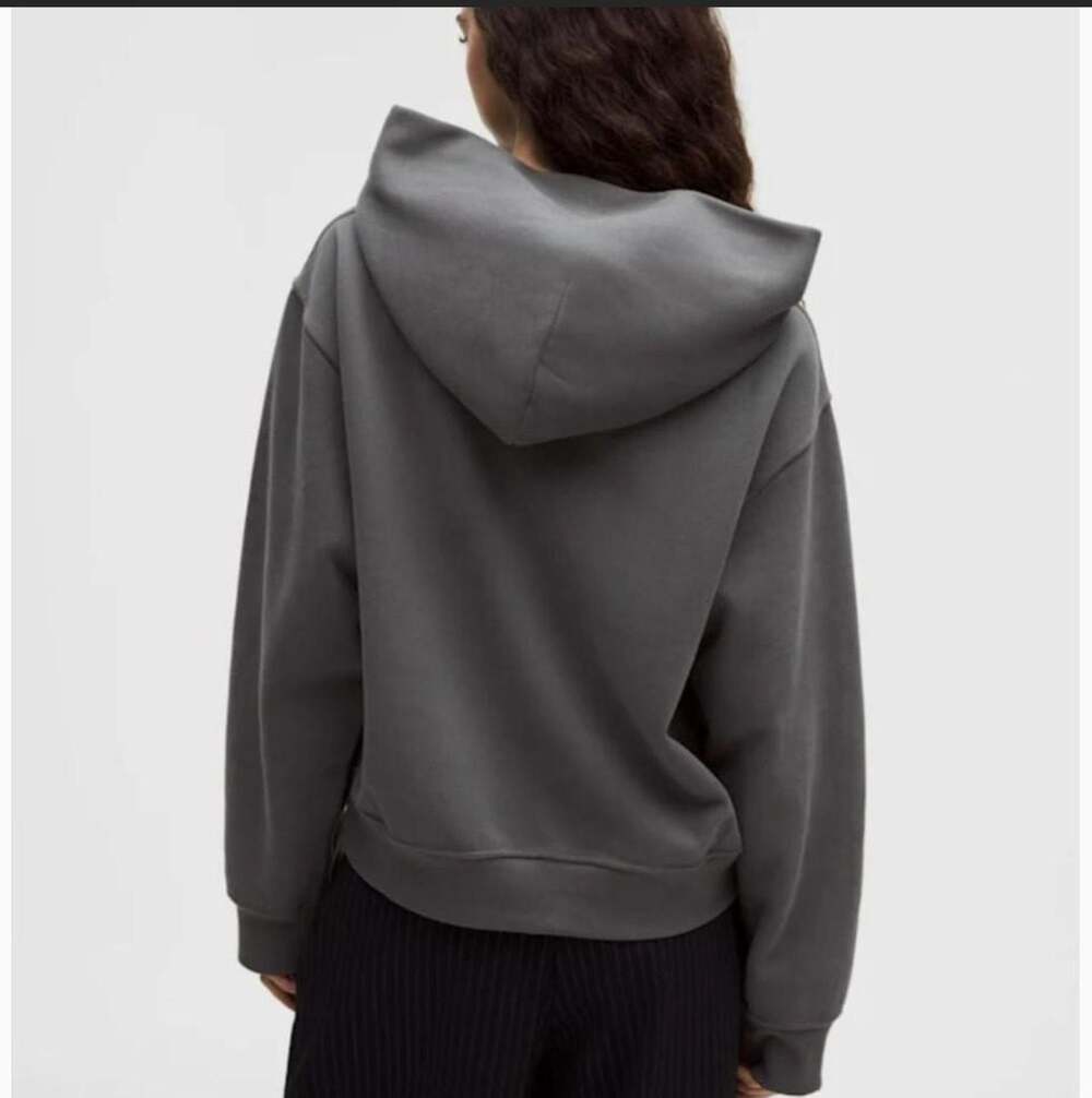 Lululemon Women Steady State Oversized Hoodie Onyx Grey NWT size LARGE - Picture 2 of 7